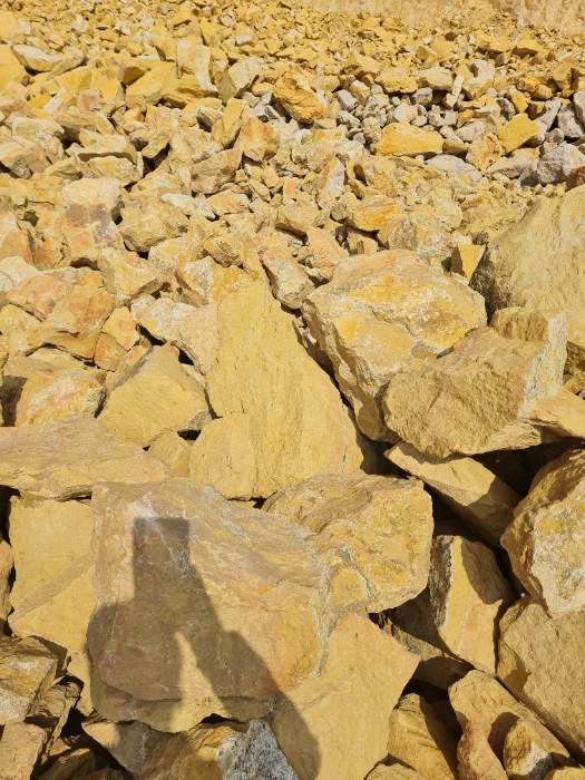  مصالح ساختمانی | سنگ ساختمانی سنگ لاشه زرد مناسب مالون